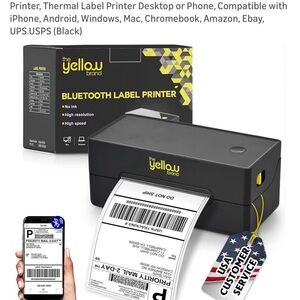 Bluetooth Label Printer - Black